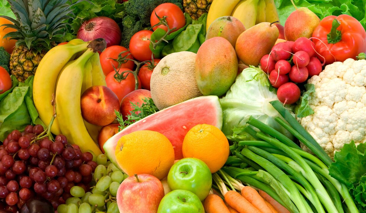 Groenten en fruit om het zicht te herstellen
